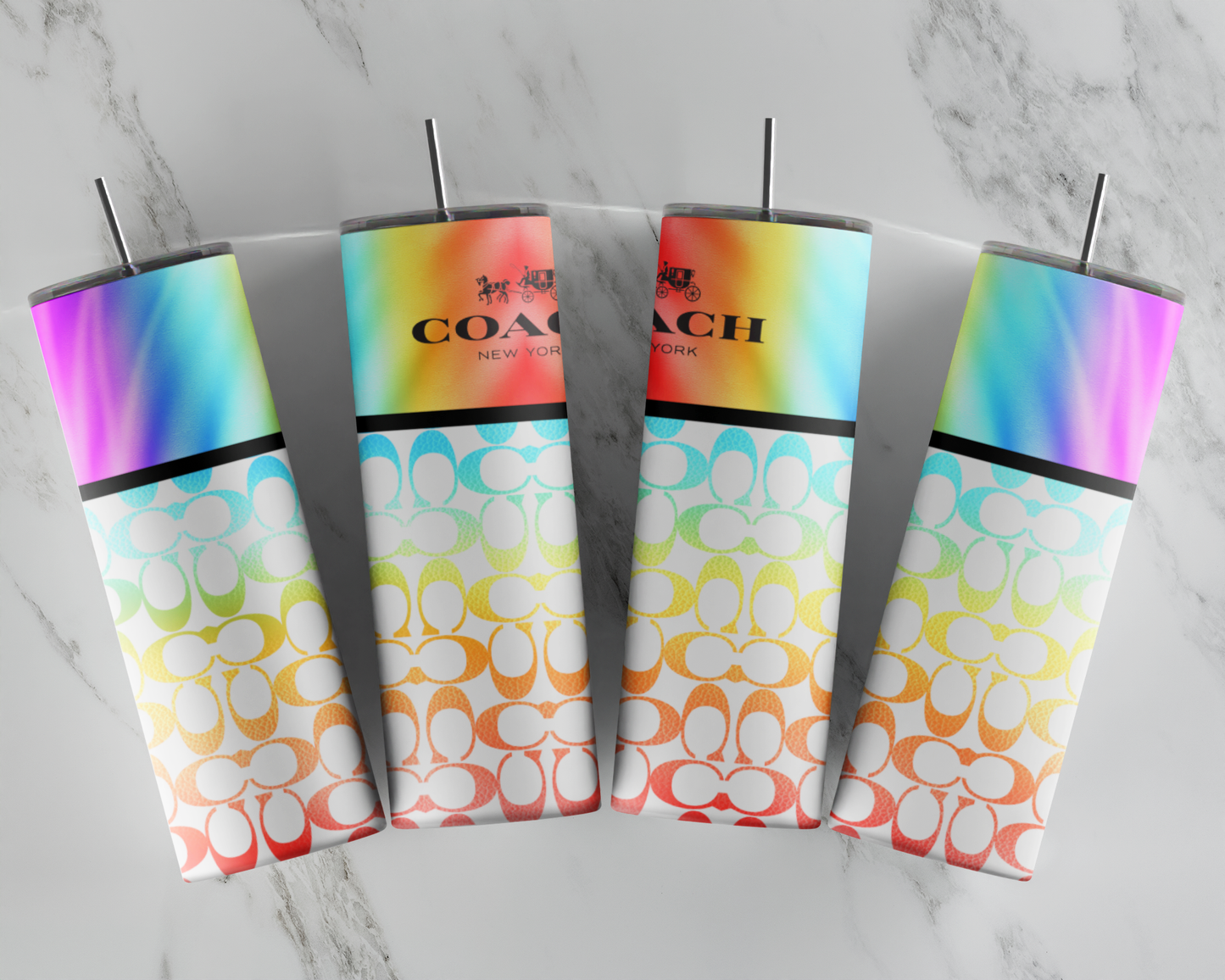 Coach Colorful Tumbler