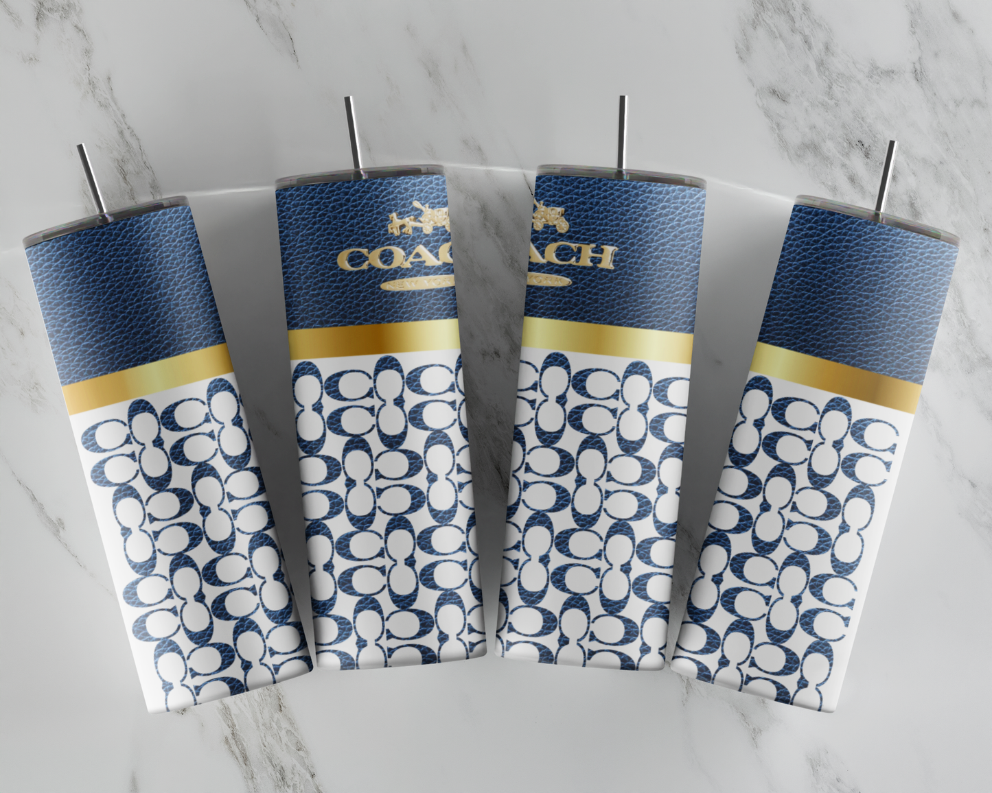 Blue Coach Tumbler