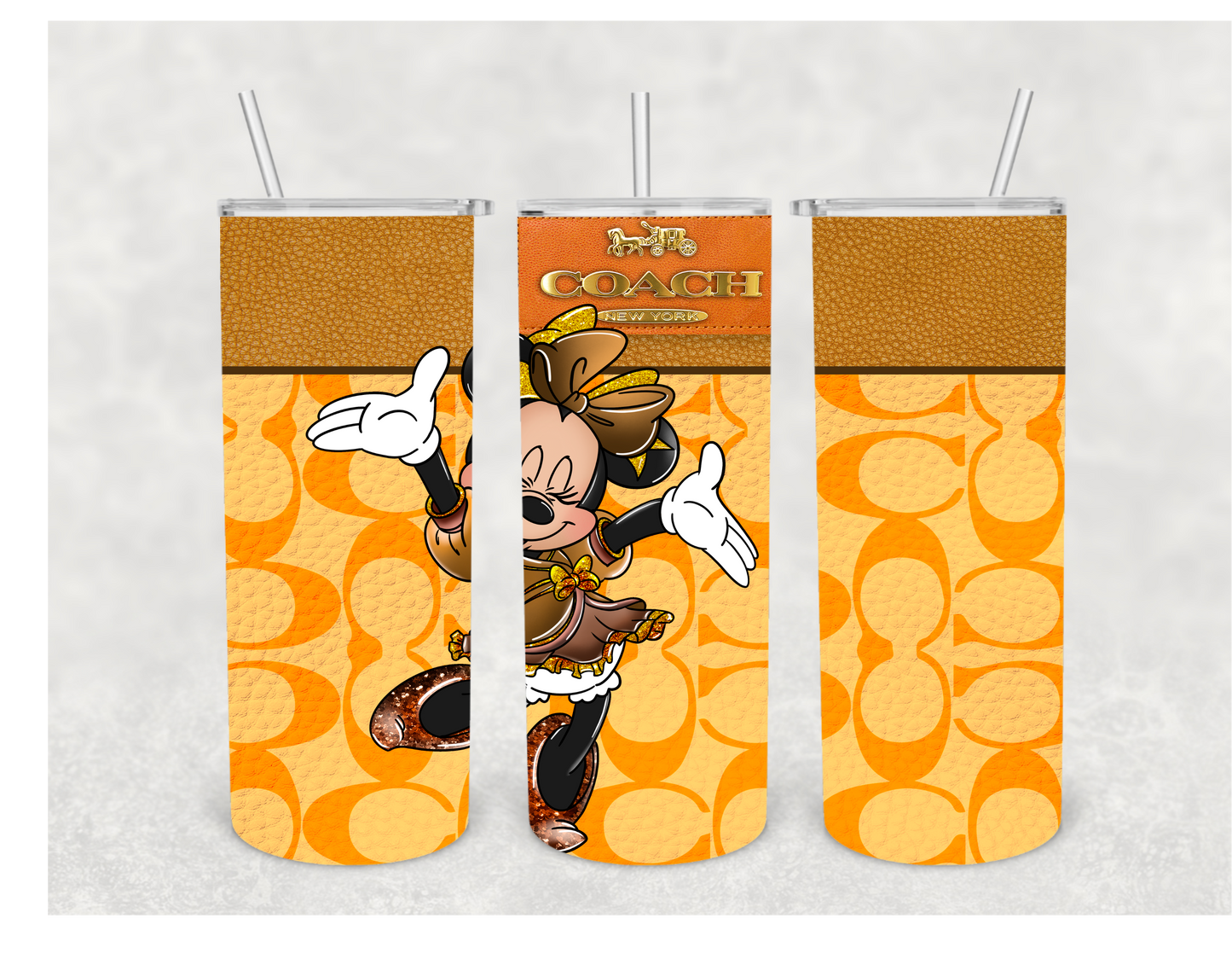 Orange Coach Tumbler